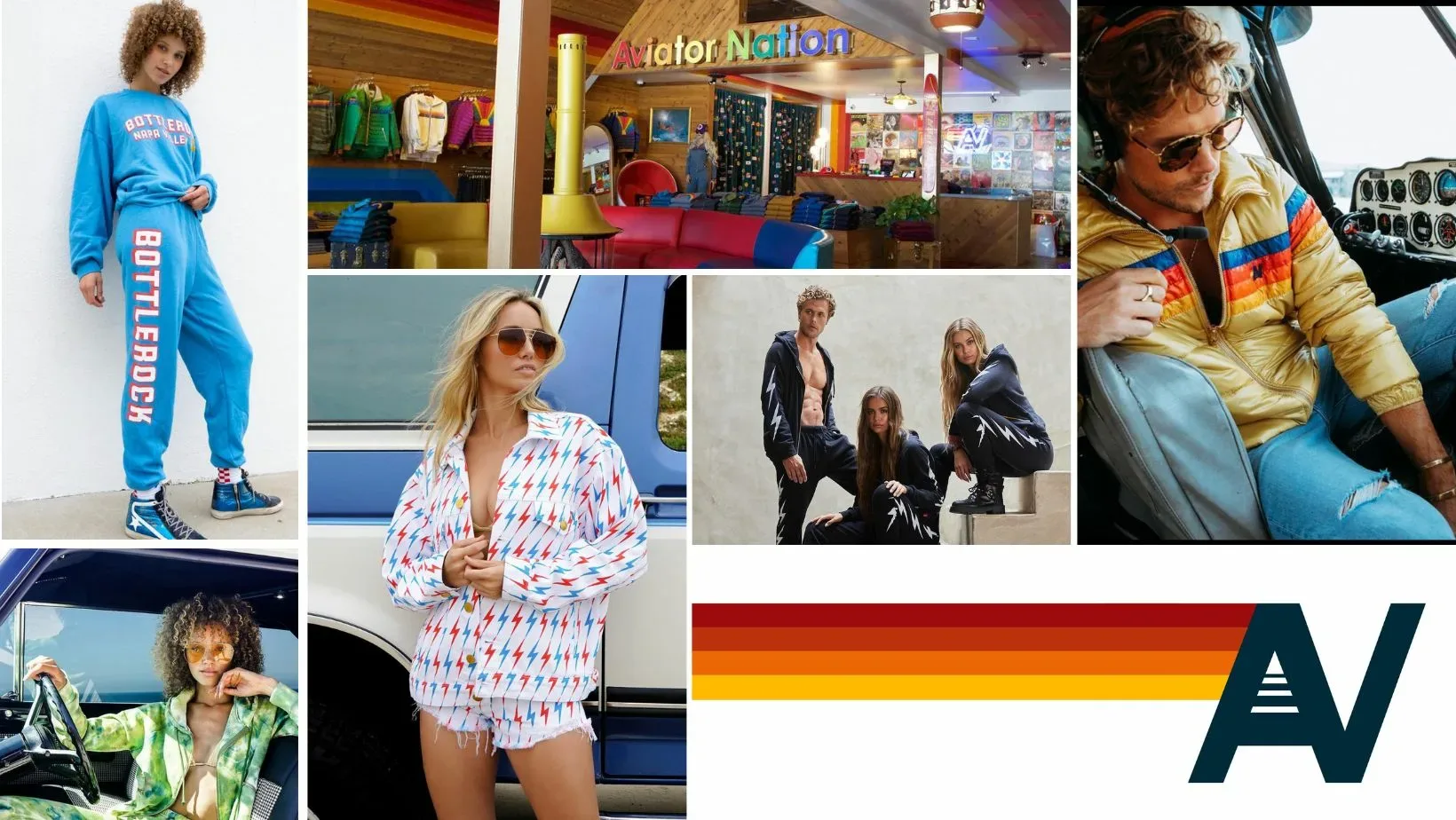 Picture Collage Aviator Nation