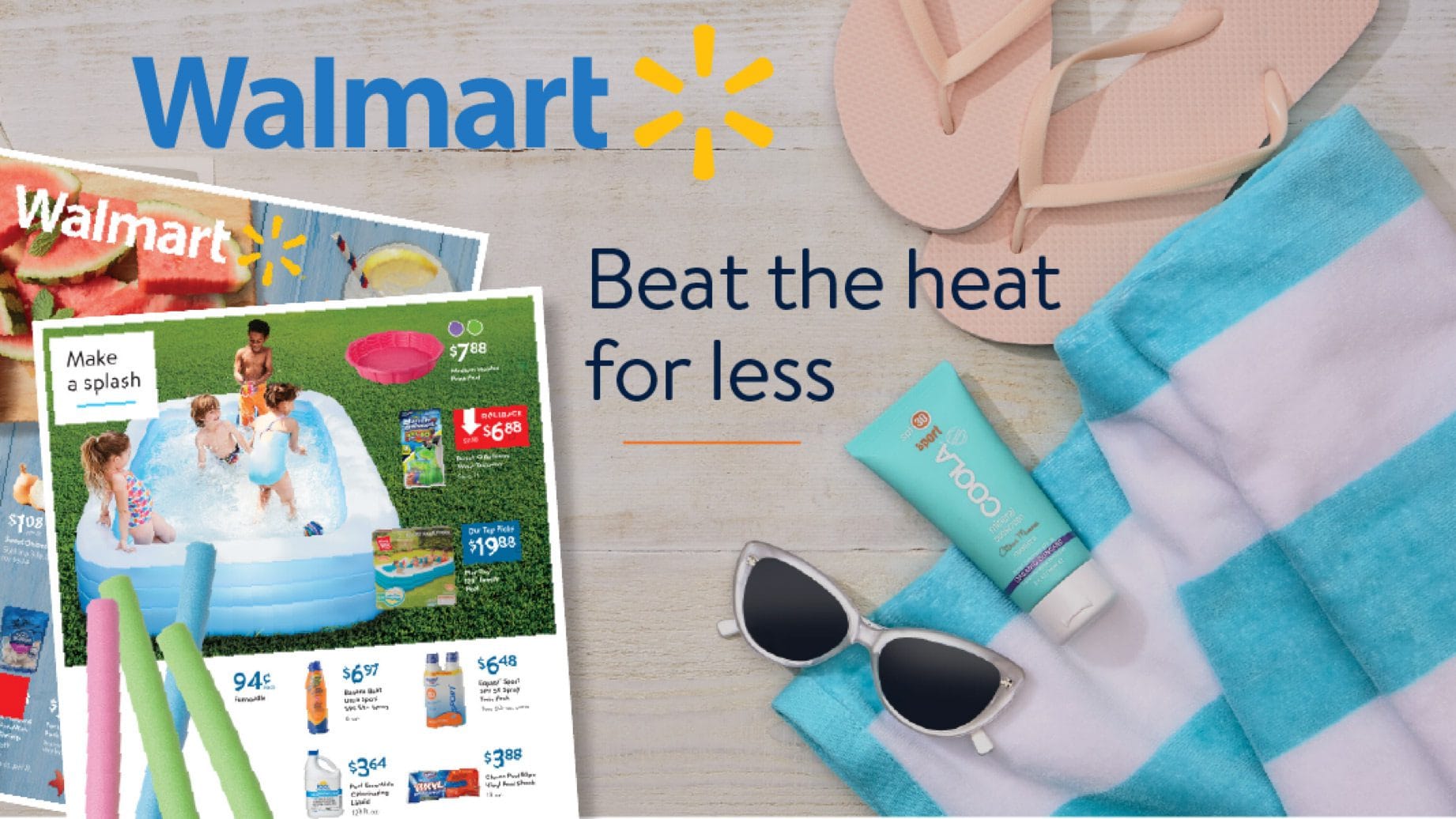 Walmart Picks - Beat the heat for less, Banner
