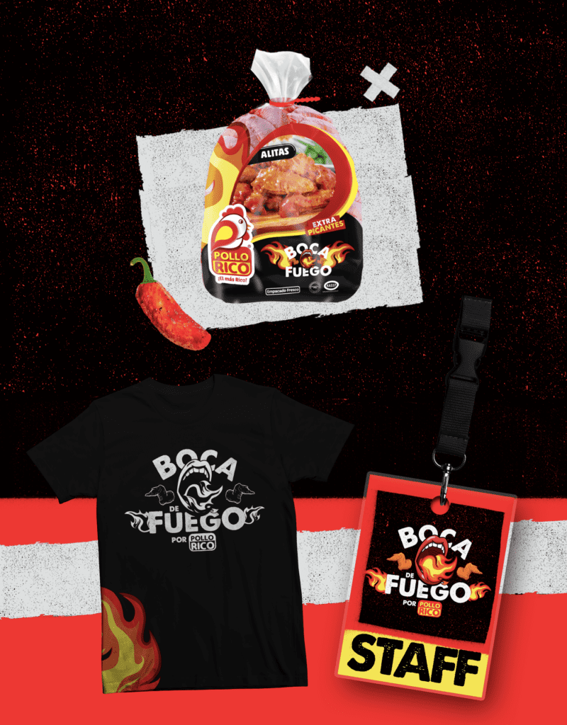 Boca de Fuego, Branding stationary items