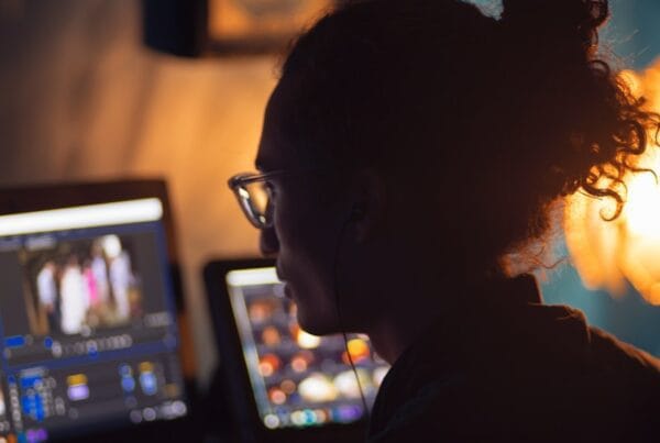 man using laptop computer