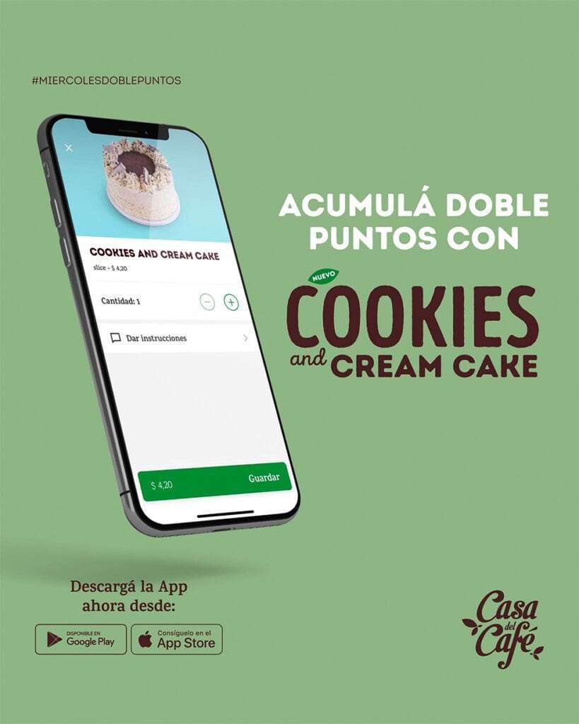 Social Media Post - Casa del Café - App Screen 3