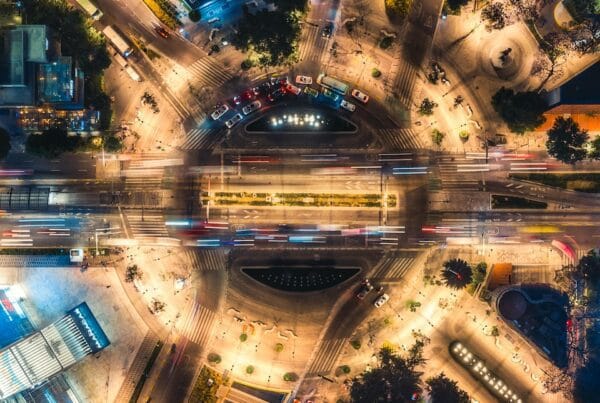 time lapse photography of city during night time